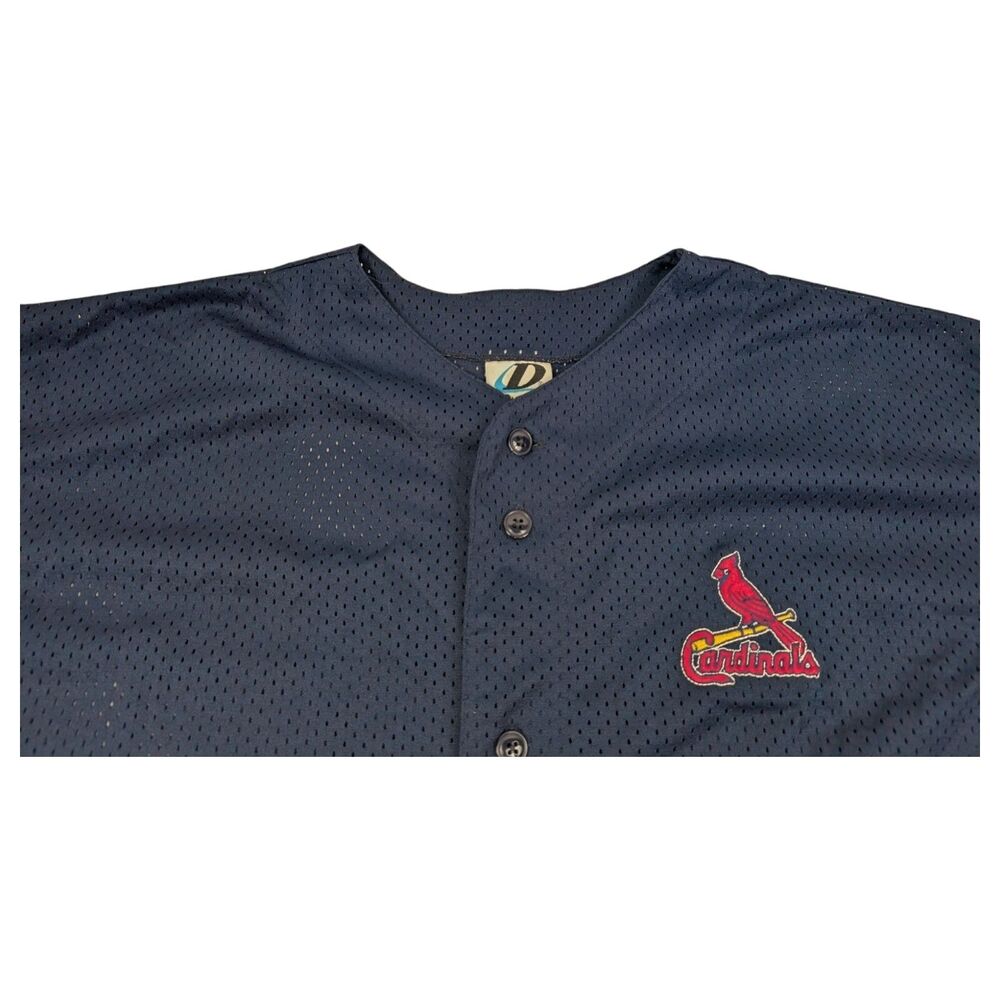 St. Louis Cardinals MLB Blue Mesh Jersey - Picture 3 of 11